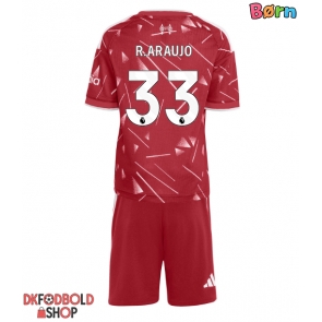 Liverpool Ronald Araujo #33 Hjemmebanesæt Børn 2026-27 Kort ærmer (+ korte bukser)